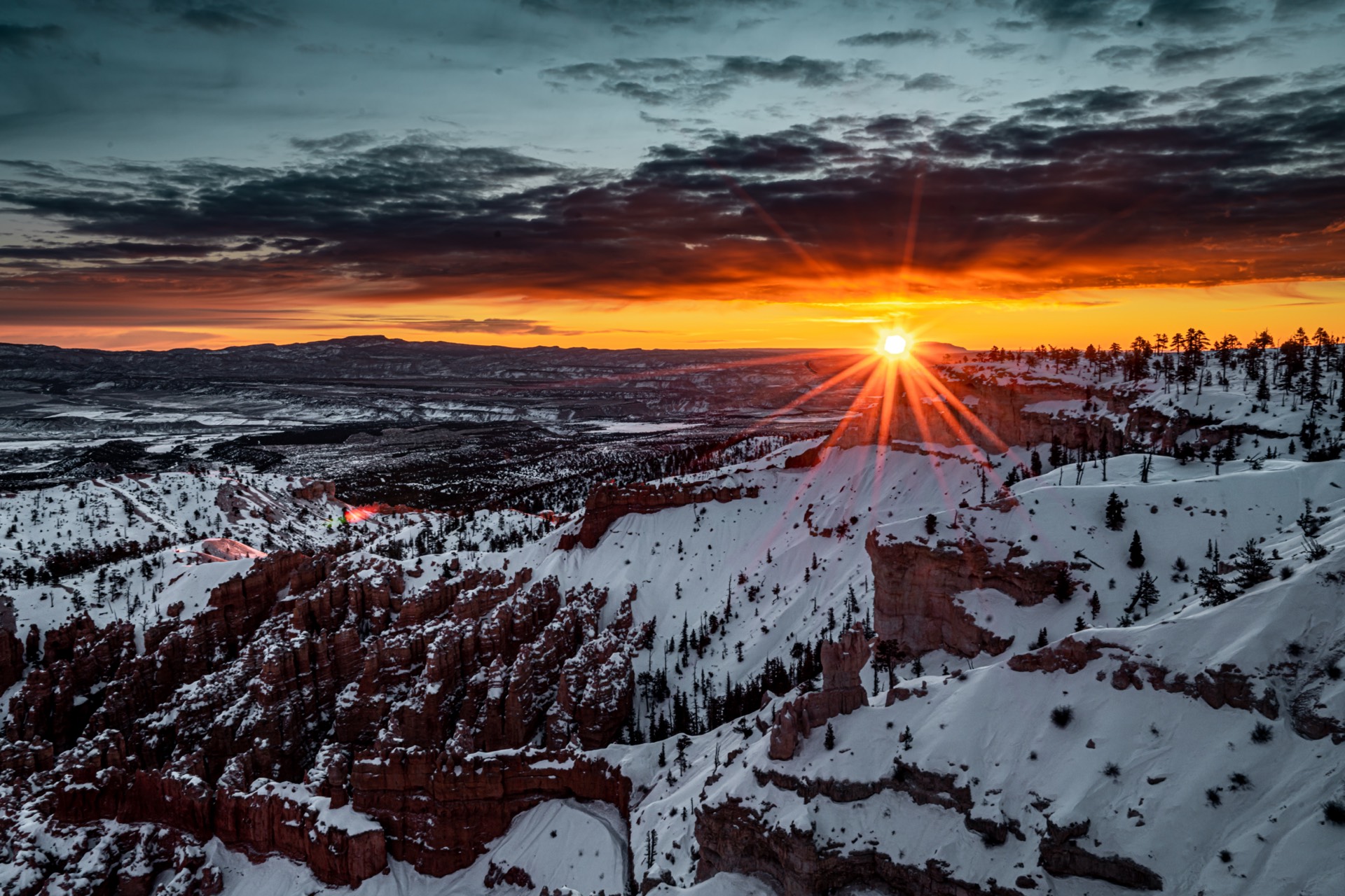 A snowy landscape representing telehealth services
